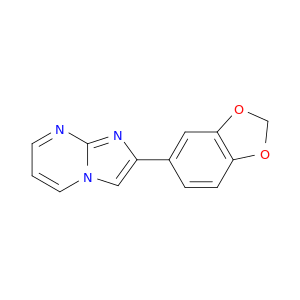Imidazo[1,2-a]pyrimidine,2-(1,3-benzodioxol-5-yl)-