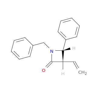 2-Azetidinone, 3-ethenyl-4-phenyl-1-(phenylmethyl)-, cis-