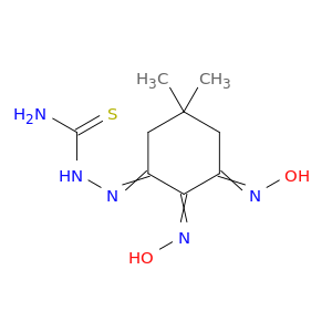 5,5-DIMETHYL-1,2,3-CYCLOHEXANETRIONE 1,2-DIOXIME 3-THIOSEMICARBAZONE