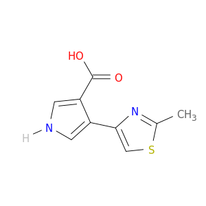 4-(2-甲基-4-噻唑基)-1H-吡咯-3-羧酸