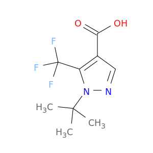 1-叔丁基-5-(三氟甲基)-1H-吡唑-4-羧酸