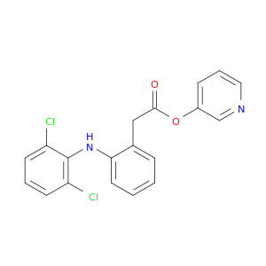 Benzeneacetic acid, 2-[(2,6-dichlorophenyl)amino]-, 3-pyridinyl ester