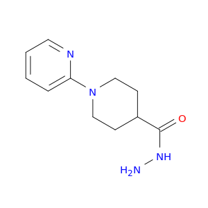 4-Piperidinecarboxylic acid, 1-(2-pyridinyl)-, hydrazide