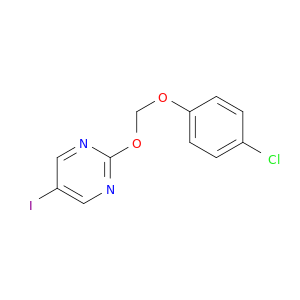 Pyrimidine, 2-[(4-chlorophenoxy)methoxy]-5-iodo-