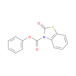 3(2H)-Benzothiazolecarboxylic acid, 2-oxo-, phenyl ester