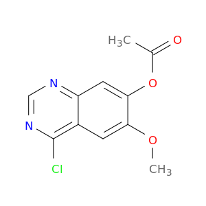 7-Quinazolinol,4-chloro-6-methoxy-, 7-acetate