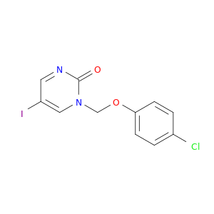 2(1H)-Pyrimidinone, 1-[(4-chlorophenoxy)methyl]-5-iodo-