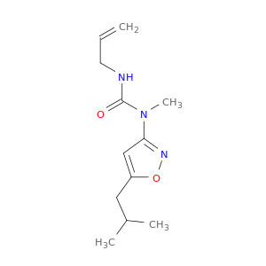 Urea, N-methyl-N-[5-(2-methylpropyl)-3-isoxazolyl]-N'-2-propenyl-