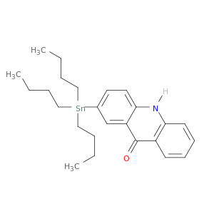 9(10H)-Acridinone, 2-(tributylstannyl)-