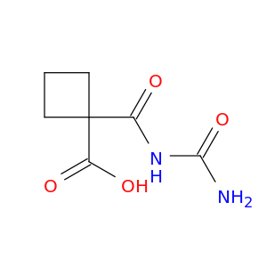 Cyclobutanecarboxylic acid, 1-[[(aminocarbonyl)amino]carbonyl]-