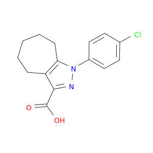 1-(4-Chlorophenyl)-1H,4H,5H,6H,7H,8H-cyclohepta[c]pyrazole-3-carboxylic Acid