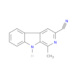 9H-Pyrido[3,4-b]indole-3-carbonitrile, 1-methyl-