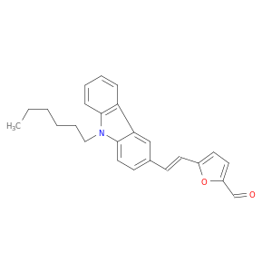2-Furancarboxaldehyde, 5-[(1E)-2-(9-hexyl-9H-carbazol-3-yl)ethenyl]-