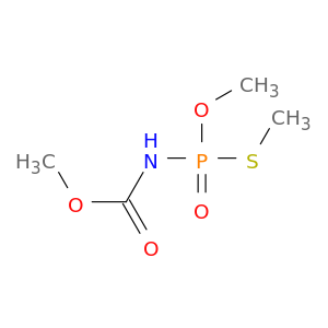 Carbamic acid, [methoxy(methylthio)phosphinyl]-, methyl ester