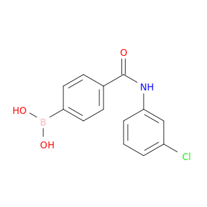 4-(3-氯苯基氨基甲酰基)苯基硼酸