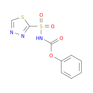 Carbamic acid, (1,3,4-thiadiazol-2-ylsulfonyl)-, phenyl ester