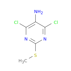 4,6-二氯-2-(甲硫基)嘧啶-5-胺