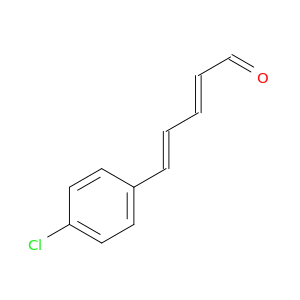 (2E,4E)-5-(4-氯苯基)戊-2,4-二烯醛
