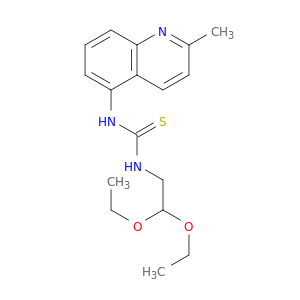 Thiourea, N-(2,2-diethoxyethyl)-N'-(2-methyl-5-quinolinyl)-