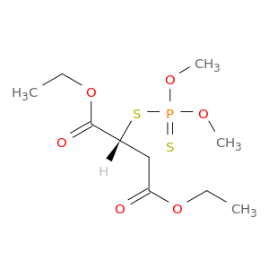 Butanedioic acid, [(dimethoxyphosphinothioyl)thio]-, diethyl ester, (R)-
