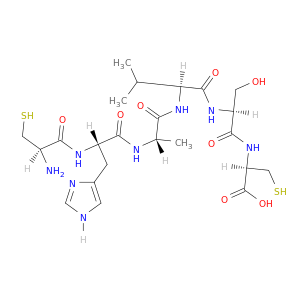 L-Cysteine, L-cysteinyl-L-histidyl-L-alanyl-L-valyl-L-seryl-