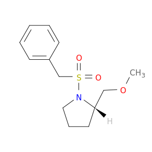 Pyrrolidine, 2-(methoxymethyl)-1-[(phenylmethyl)sulfonyl]-, (S)-