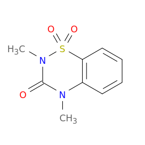 2H-1,2,4-Benzothiadiazin-3(4H)-one,2,4-dimethyl-, 1,1-dioxide