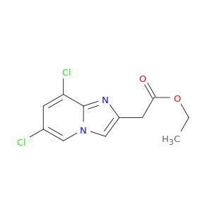 ETHYL 2-(3,5-DICHLORO-1,7-DIAZABICYCLO[4.3.0]NONA-2,4,6,8-TETRAEN-8-YL)ACETATE