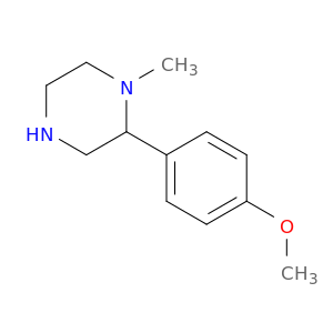 Piperazine, 2-(4-methoxyphenyl)-1-methyl-