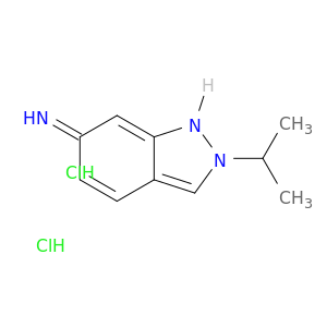 2-(Propan-2-yl)-2,6-dihydro-1H-indazol-6-imine dihydrochloride