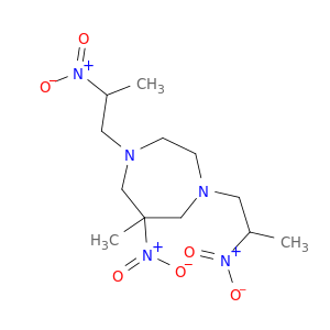 1H-1,4-Diazepine, hexahydro-6-methyl-6-nitro-1,4-bis(2-nitropropyl)-