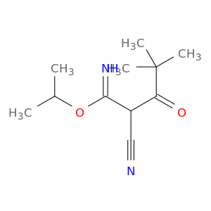 Pentanimidic acid, 2-cyano-4,4-dimethyl-3-oxo-, 1-methylethyl ester