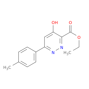 3-Pyridazinecarboxylic acid, 4-hydroxy-6-(4-methylphenyl)-, ethyl ester