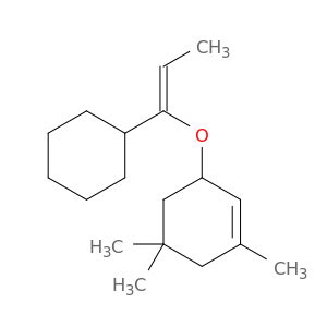 Cyclohexene, 3-[[(1Z)-1-cyclohexyl-1-propenyl]oxy]-1,5,5-trimethyl-