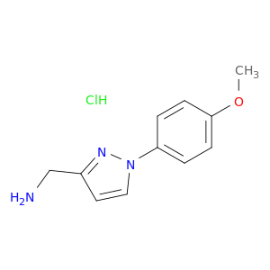 [1-(4-Methoxyphenyl)-1H-pyrazol-3-yl]methanamine Hydrochloride