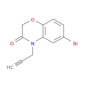 6-bromo-4-(prop-2-yn-1-yl)-3,4-dihydro-2H-1,4-benzoxazin-3-one