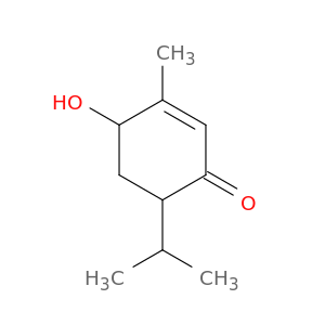 2-Cyclohexen-1-one, 4-hydroxy-3-methyl-6-(1-methylethyl)-