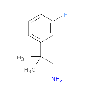 2-(3-Fluorophenyl)-2-methylpropan-1-amine