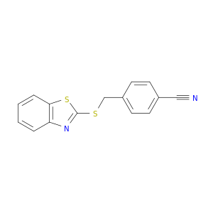 Benzonitrile, 4-[(2-benzothiazolylthio)methyl]-