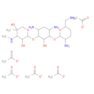 (2R,3R,4R,5R)-2-(((1S,2S,3R,4S,6R)-4,6-二氨基-3-(((2R,3R,6S)-3-氨基-6-(氨基甲基)四氢-2H-吡喃-2-基)氧基)-2-羟基环己基)氧基)-5-甲基-4-(甲基氨基)四氢-2H-吡喃-3,5-二醇