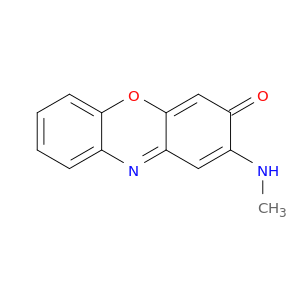 3H-Phenoxazin-3-one, 2-(methylamino)-