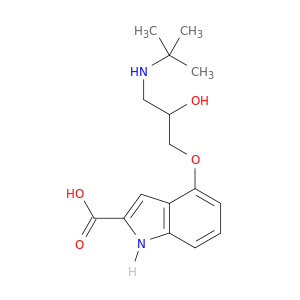 1H-Indole-2-carboxylicacid, 4-[3-[(1,1-dimethylethyl)amino]-2-hydroxypropoxy]-