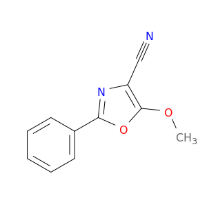 4-Oxazolecarbonitrile, 5-methoxy-2-phenyl-