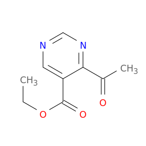 5-Pyrimidinecarboxylic acid, 4-acetyl-, ethyl ester