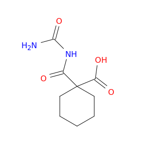Cyclohexanecarboxylic acid, 1-[[(aminocarbonyl)amino]carbonyl]-