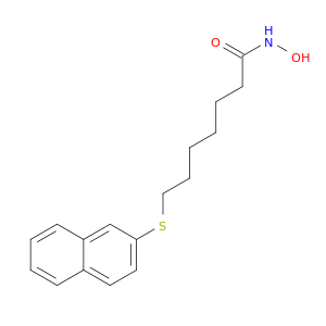 N-羟基-7-(2-萘硫基)-庚酰胺