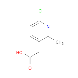 2-(6-Chloro-2-methylpyridin-3-yl)acetic acid