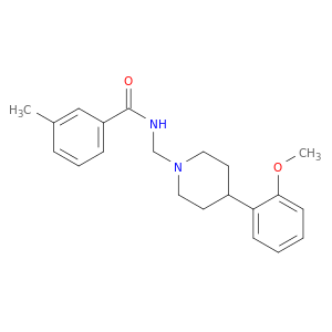 Benzamide, N-[[4-(2-methoxyphenyl)-1-piperidinyl]methyl]-3-methyl-