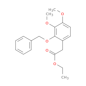 Benzeneacetic acid, 3,4-dimethoxy-2-(phenylmethoxy)-, ethyl ester