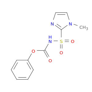 Carbamic acid, [(1-methyl-1H-imidazol-2-yl)sulfonyl]-, phenyl ester